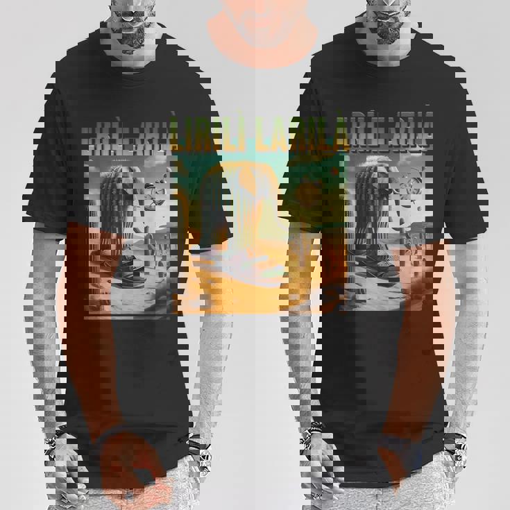 Lirilì Larilà 象 Ai モンスター イタリア ブレイン ロット キッズ 男の子 Tシャツ 面白い贈り物