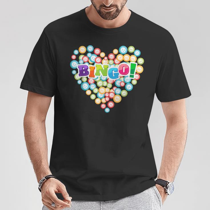 Cadeau Amusant Pour Joueur De Loto My Lucky Bingo T-Shirt Cadeau Amusant Pour Joueur De Loto My Lucky Bingo T-Shirt