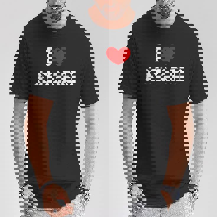 I Love Ayari 私は愛する Ayari Tシャツ 面白い贈り物