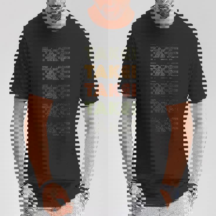 Love Heart Takei グランジ ヴィンテージスタイル ブラック 武井 Tシャツ 面白い贈り物