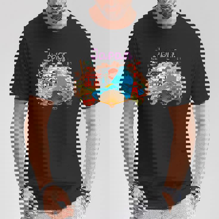 I Love Japan Nature & Culture Tokyo Japan Graphic Tシャツ 面白い贈り物