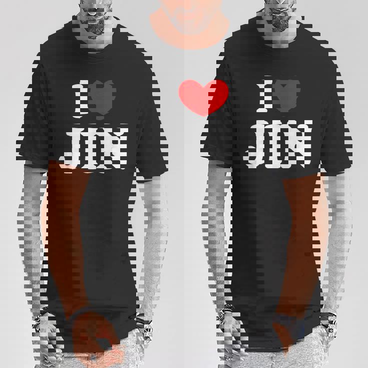 I Love Jin 私は愛する Jin Tシャツ 面白い贈り物