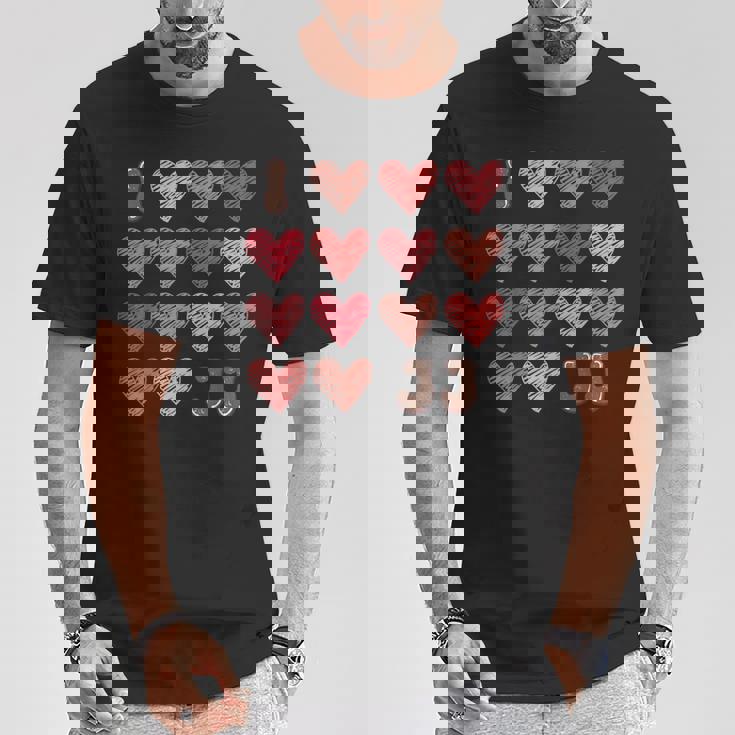 I Love Jj シャツ ハート グルービー パーソナライズ Jj Tシャツ 面白い贈り物