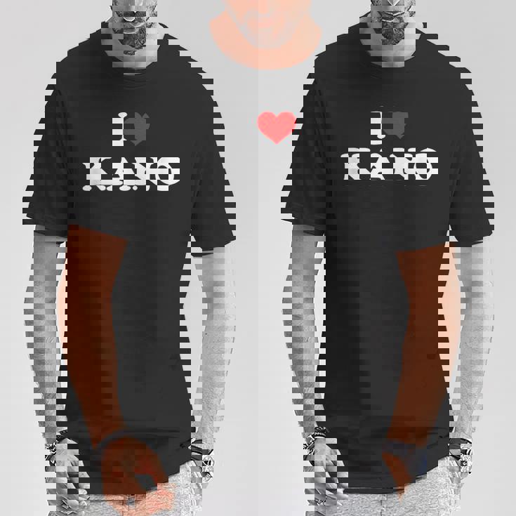 I Love Kano Tシャツ 面白い贈り物