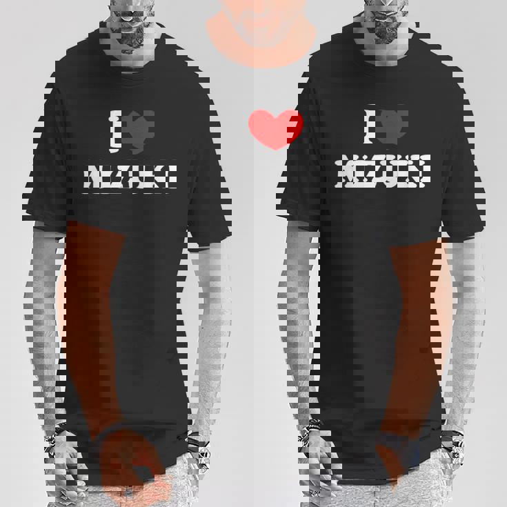 I Love Mizuki 私は愛する Mizuki Tシャツ 面白い贈り物