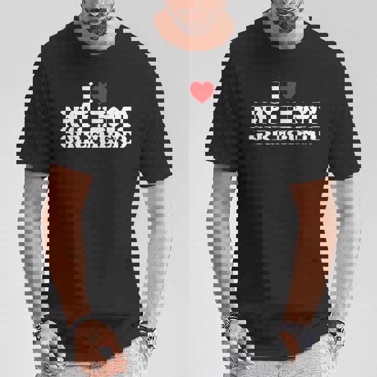 I Love My Hot Girlfriend Tシャツ 面白い贈り物