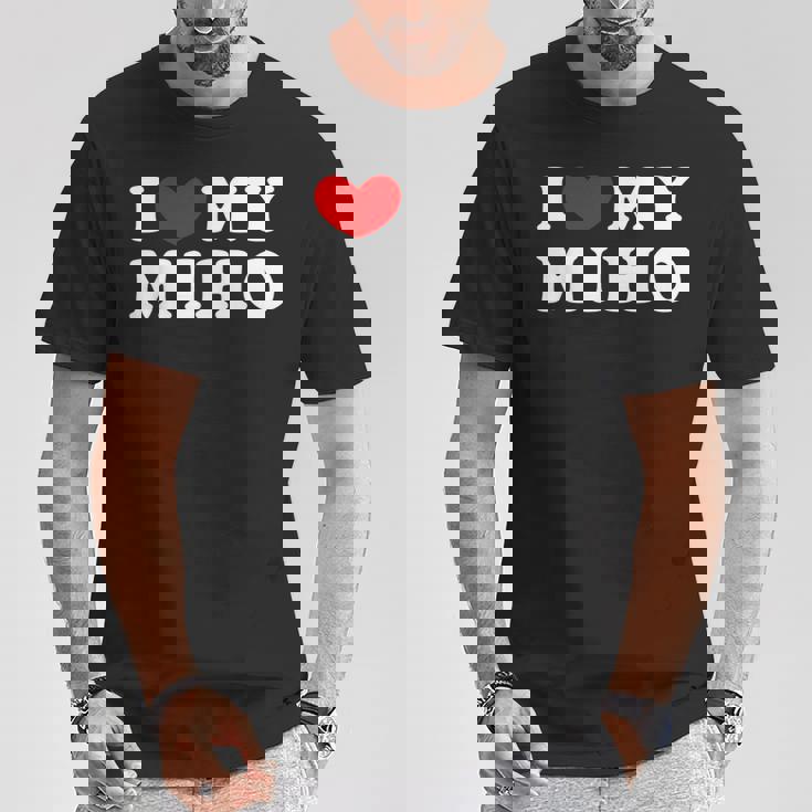 I Love My Miho みほが大好き Tシャツ 面白い贈り物