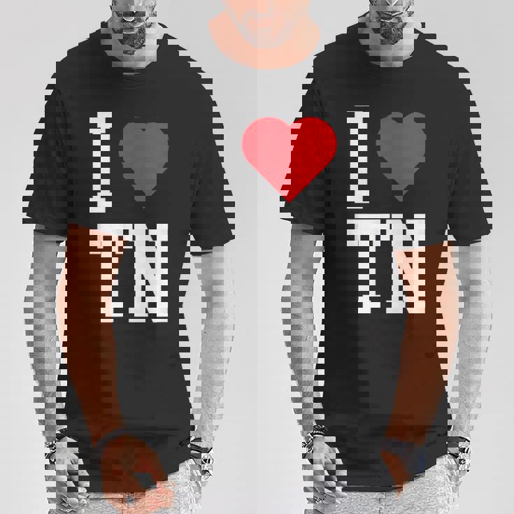 I Love Tennessee Tn Throwback Classic Tシャツ 面白い贈り物