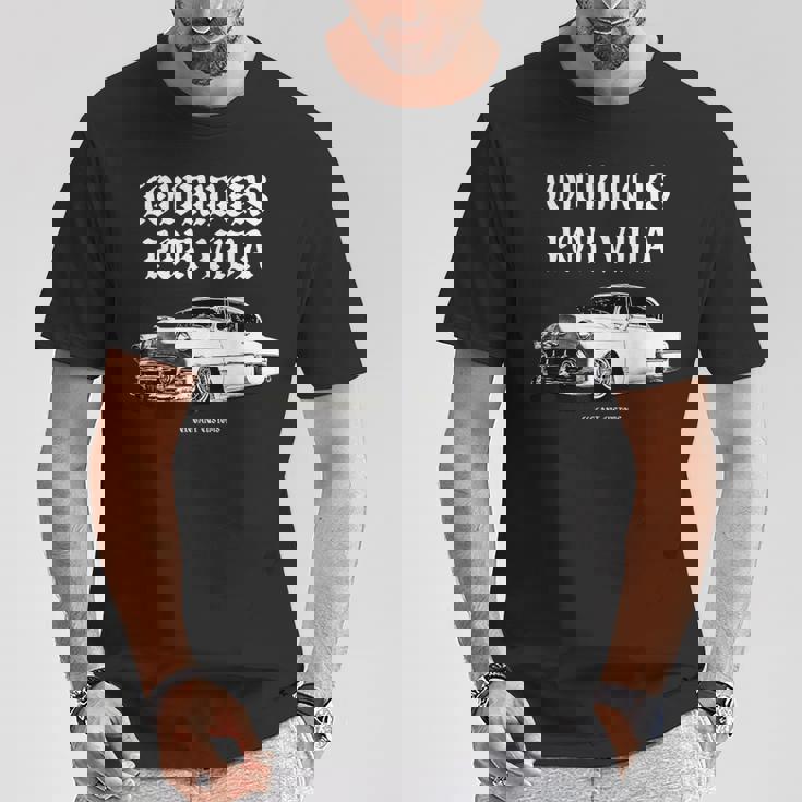 Lowrider's Porida Kustom リードそり ホットロッド マッスルカー Tシャツ 面白い贈り物