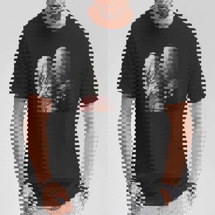 Magritteによるthe Lovers Painting Tシャツ 面白い贈り物