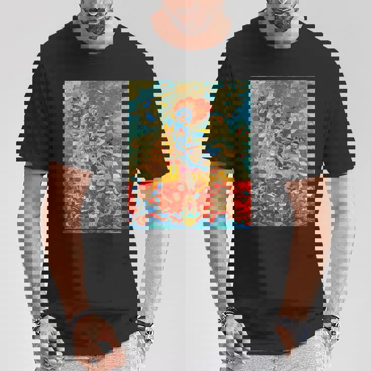 Magzor Gyalmo チベット仏教 タンカ 曼荼羅 仏教 Tシャツ 面白い贈り物