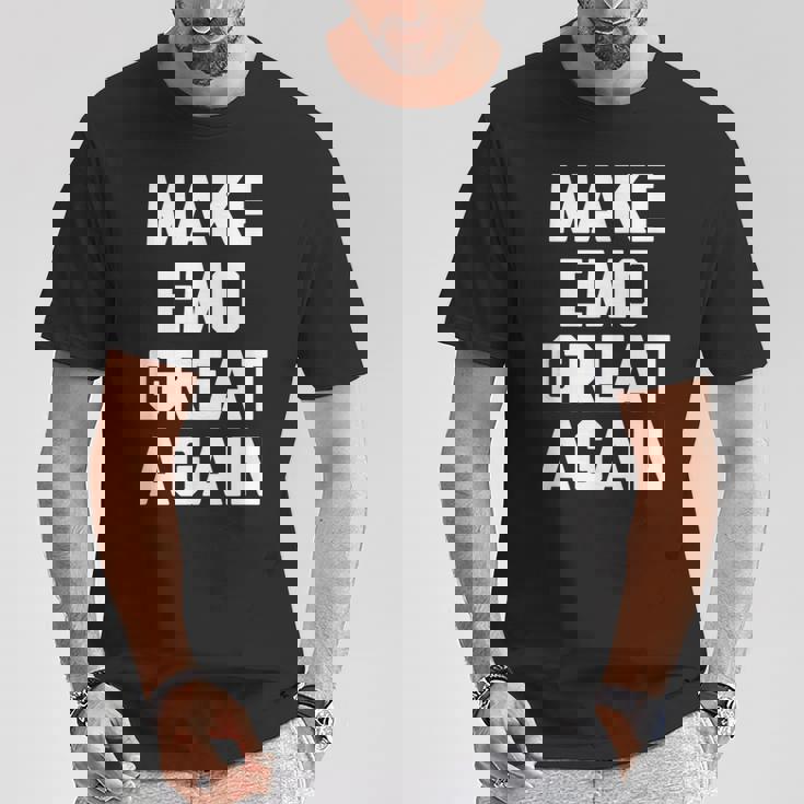 Make Emo Great Again インディーズミュージックエモ Tシャツ 面白い贈り物