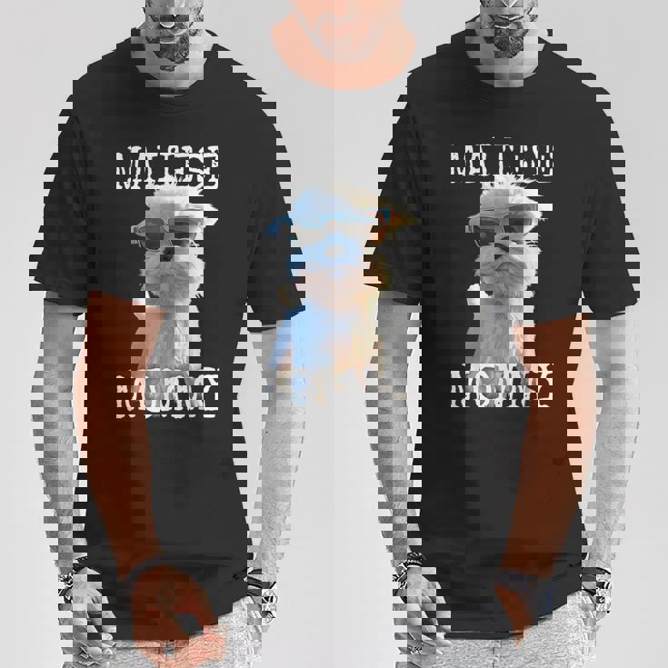 Maltese Mommyマルチーズ ママ 犬 お母さん 母の日 お母さん スウィート・マルチーズ Tシャツ 面白い贈り物