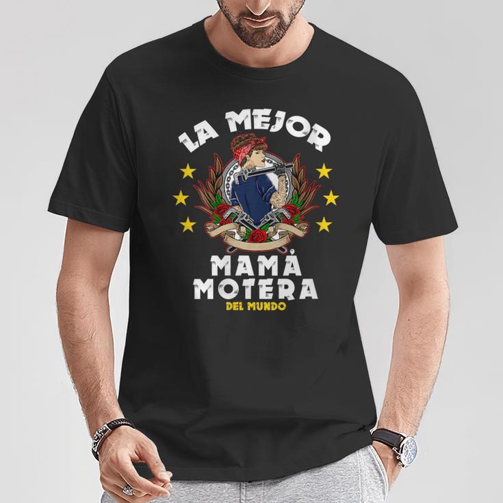 Mama Motera Intage Cuello Camiseta unisex Regalos divertidos