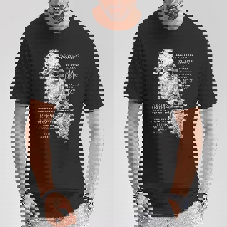 Marcus Aurelius ストイック哲学 ローマ哲学者の名言 Tシャツ 面白い贈り物