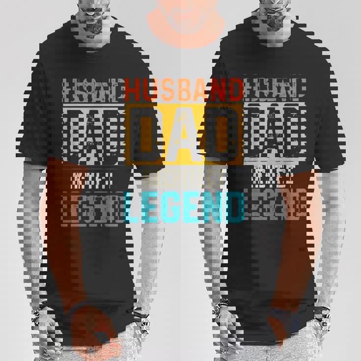 Marito Papà Architetto Leggenda Festa Del Papà Architetti Maglietta Regalos divertidos