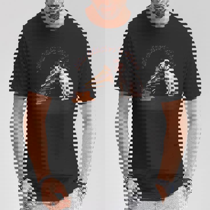 His Master'soice Rca ビクター ニッパー 犬 Tシャツ 面白い贈り物