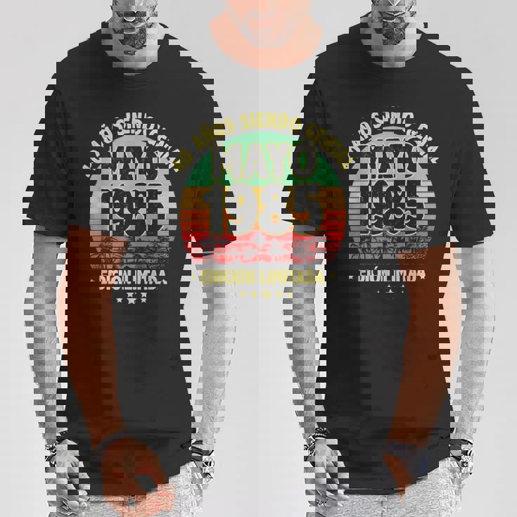 Mayo 1985 40 Años Hombre Cumpleaños Regalo Mayo 1985 Camiseta unisex Regalos divertidos