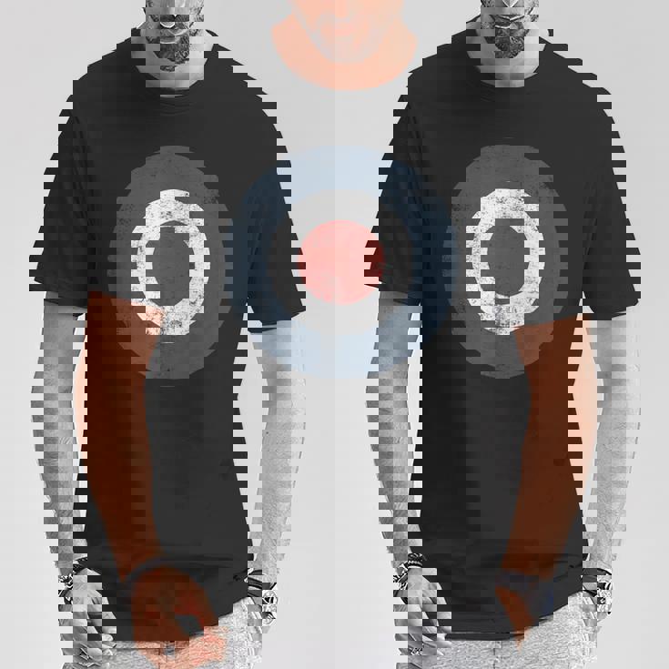 Mod Target ブルズアイ Uk Raf ラウンデルターゲット Tシャツ 面白い贈り物