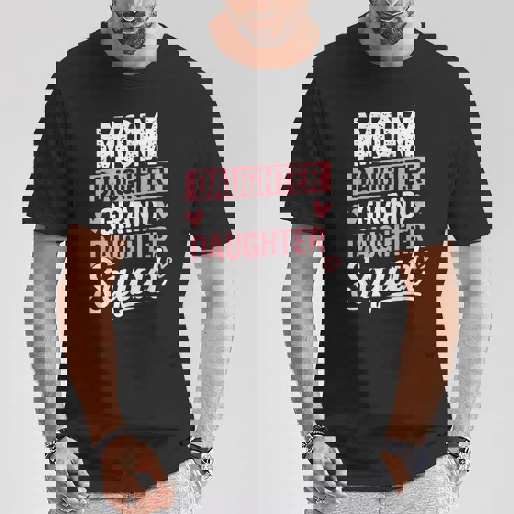 Mom Daughter Granddaughterquad マッチングママ 母の日 Tシャツ 面白い贈り物