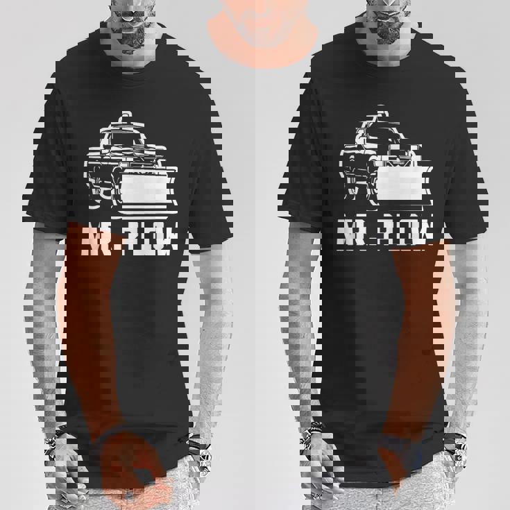 Mr Plow 面白い 皮肉なノベルティプラウトラック Tシャツ 面白い贈り物