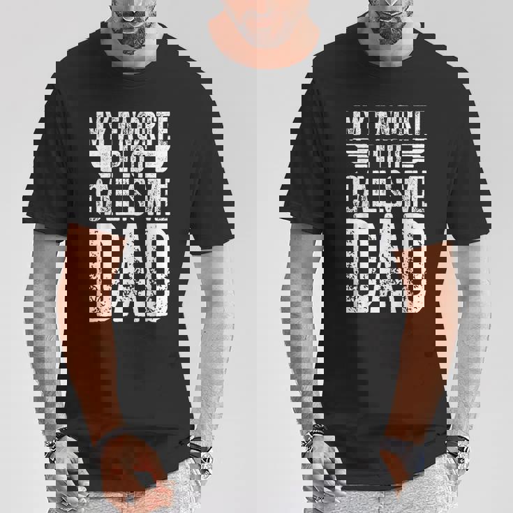 My Favorite Pilot Calls Me Dad シャツ ファニーアビエイター Tシャツ 面白い贈り物