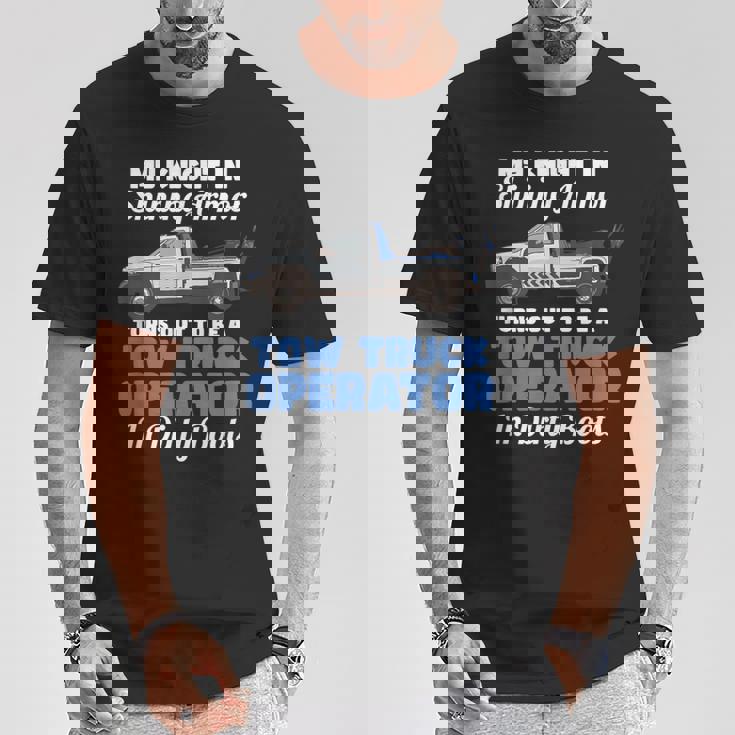 My Knight Inhining Armor 面白い引用句 レッカー車 オペレーター Tシャツ 面白い贈り物