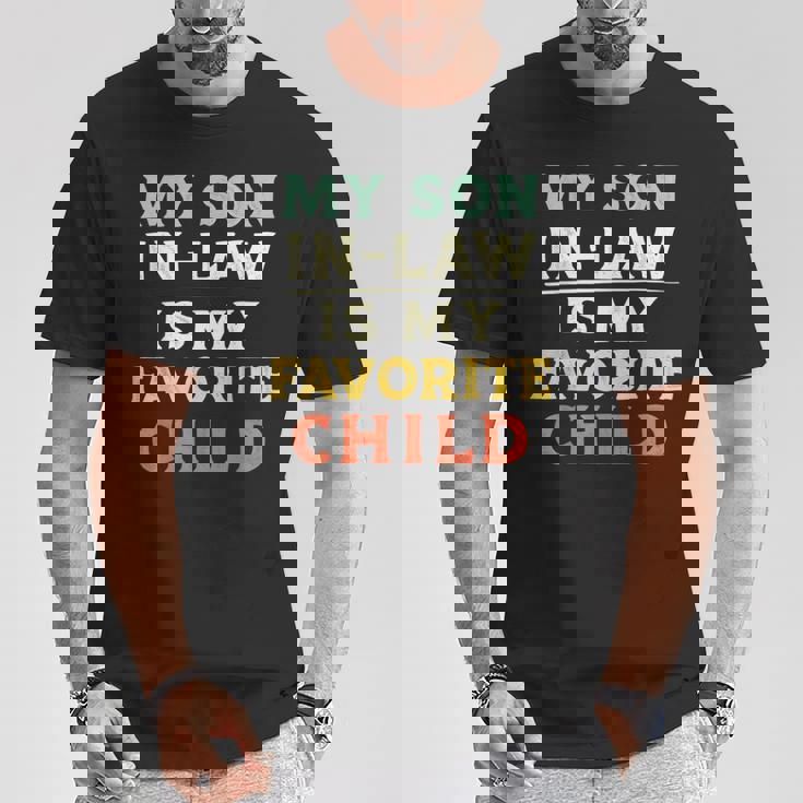 Myon In Law Is My Favorite Child Mothers Fathers Day Tシャツ 面白い贈り物