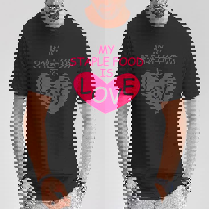 Mytaple Food Is Love Tシャツ 面白い贈り物