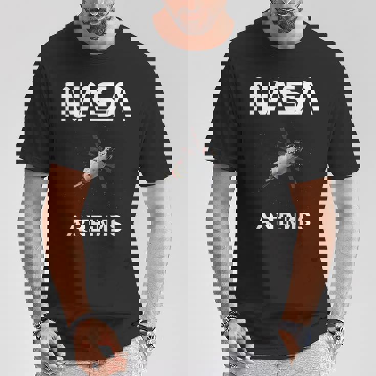 Nasa アルテミスミッション オリオン宇宙船 Tシャツ 面白い贈り物