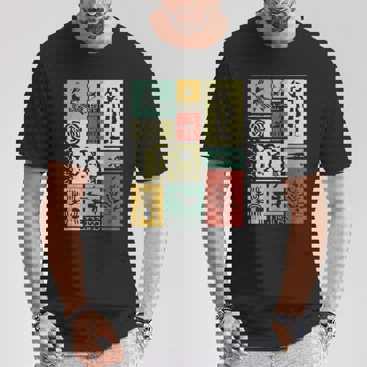 Nazca Linesナスカラインズ ペルージオグリフモンキー 宇宙飛行士 スパイダー レトロ Tシャツ 面白い贈り物