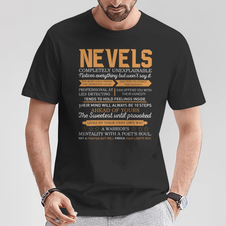 Nevels Completely Unexplainable Notices Everything But Won’T Say It Name T-Shirt Funny Gifts