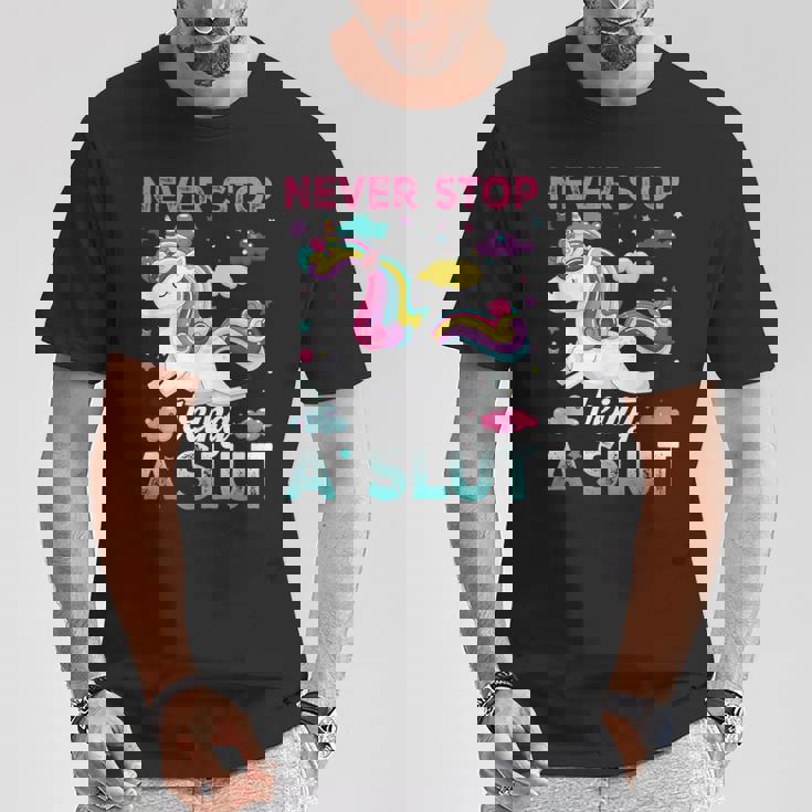 Nevertop Being Alut ユニコーン 面白い 大人 ユーモア 格言 Tシャツ 面白い贈り物