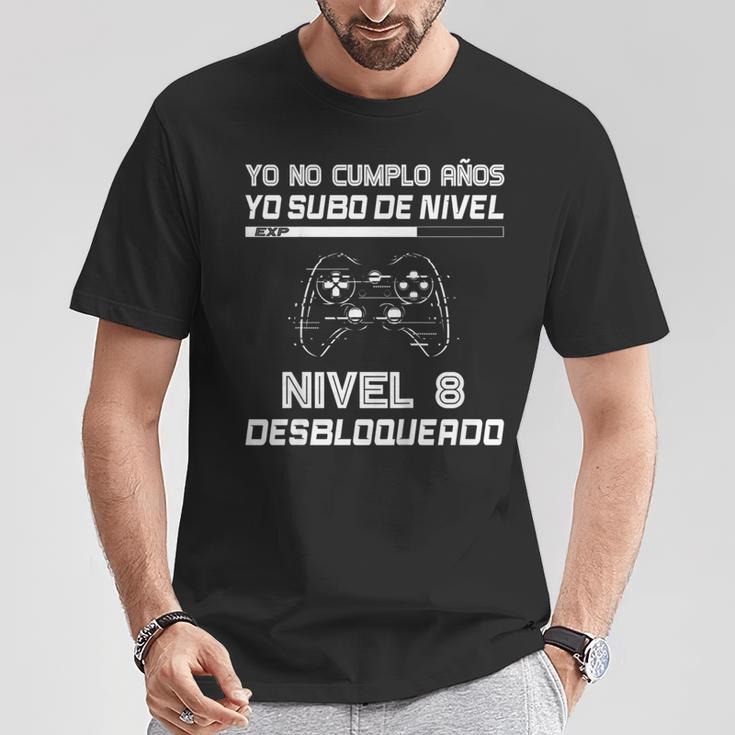 Niños 8 Cumpleaños Regalo Años Niño Hijo Decoración Gamer 2014 Camiseta unisex Regalos divertidos