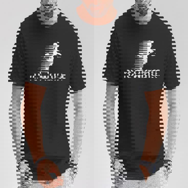 No Balance Girl スポーツとユーモアのための面白いパロディデザイン Tシャツ 面白い贈り物