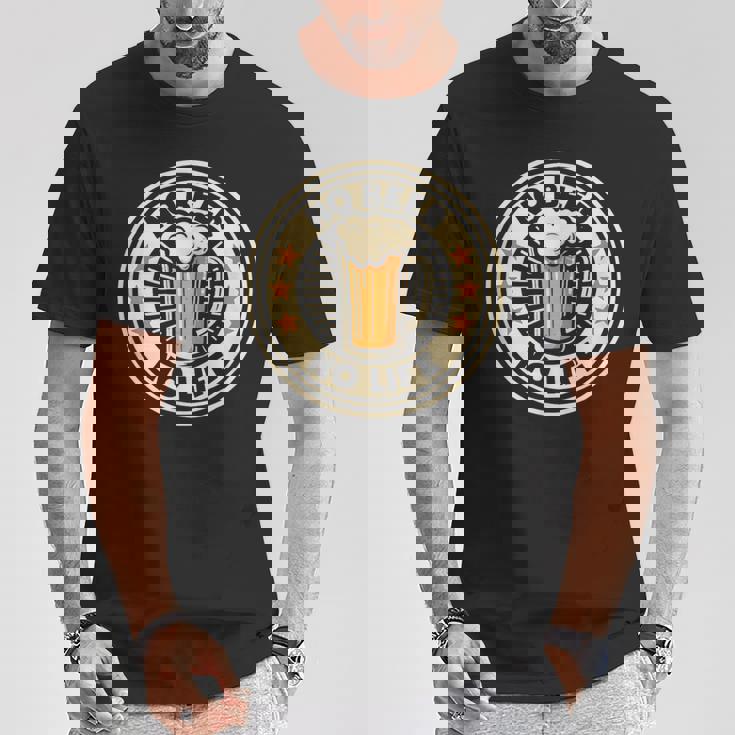 No Beer No Life ヴィンテージドリンク ビール愛好家 ビールファン向け Tシャツ 面白い贈り物