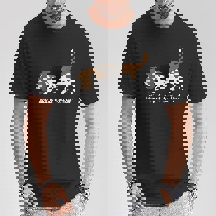 Nothing But A Basset Hound Dog Love For The Basset Baritone Tシャツ 面白い贈り物