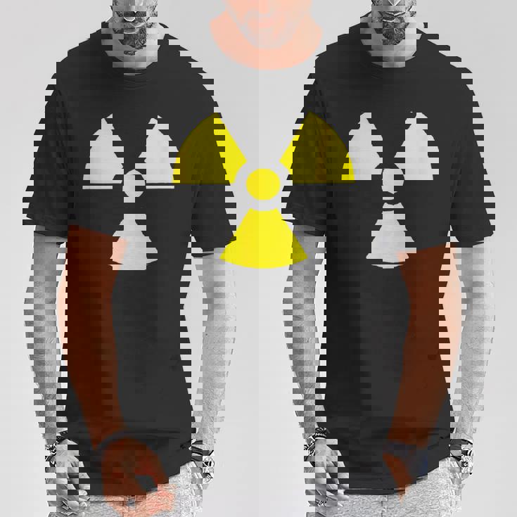 Nuclear 警告 放射線 危険 サイン 放射線活動 Tシャツ 面白い贈り物