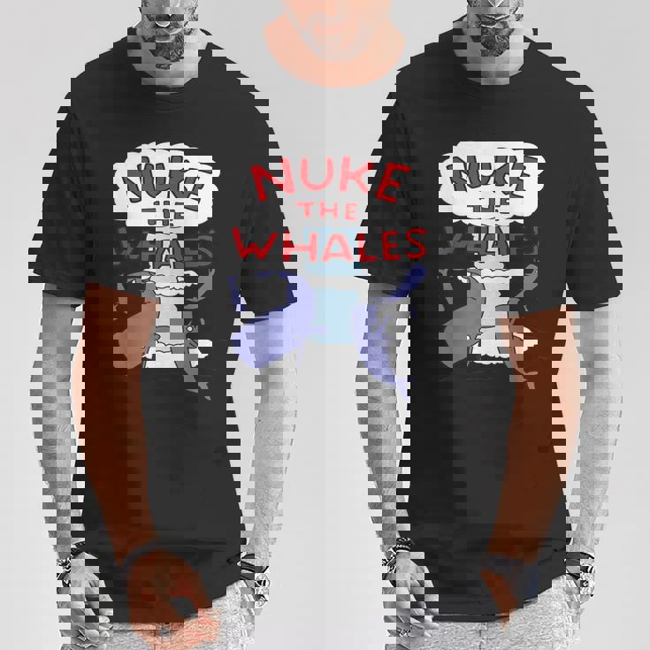 Nuke The Whales Lisa Nelson シャツ Tシャツ 面白い贈り物