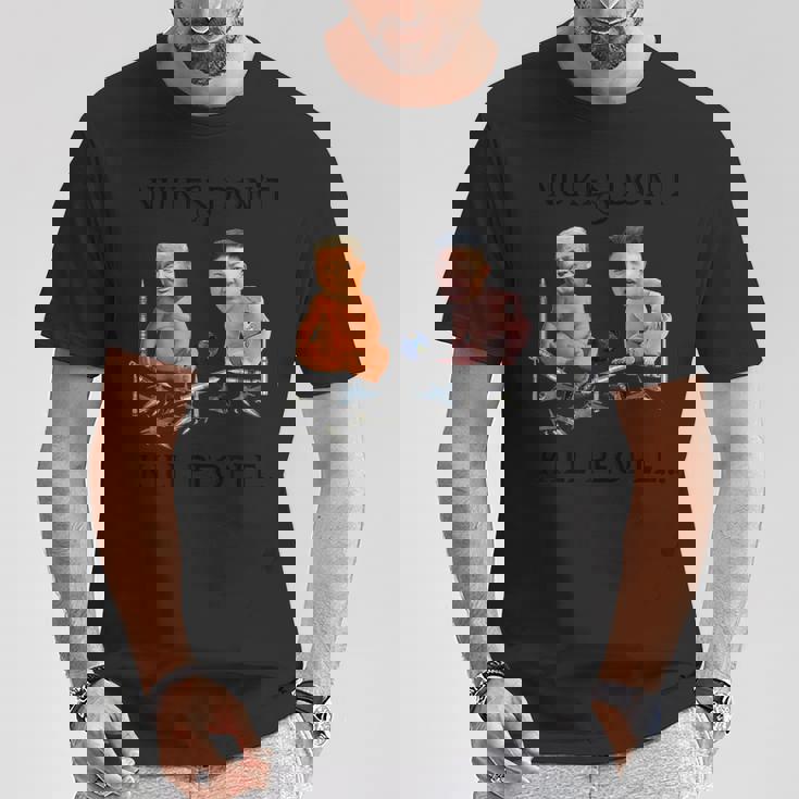 Nukes Don't Kill People…ドナルド・トランプとキム・ジョンウンティー Tシャツ 面白い贈り物