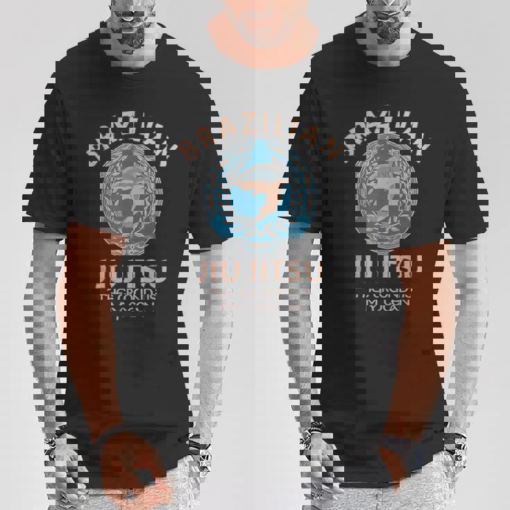 Oceanhark ブラジリアン柔術 総合格闘技 ブラジリアン柔術 Tシャツ 面白い贈り物