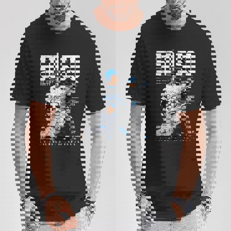 Ohtani Historic 50-50 Club Entryhohei Ohtani Mlbpa Tシャツ 面白い贈り物