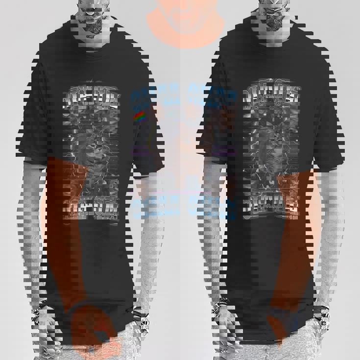 Oiia Oiia Cat スピニング キャット ミーム ファニー トレンディ キャット Tシャツ 面白い贈り物