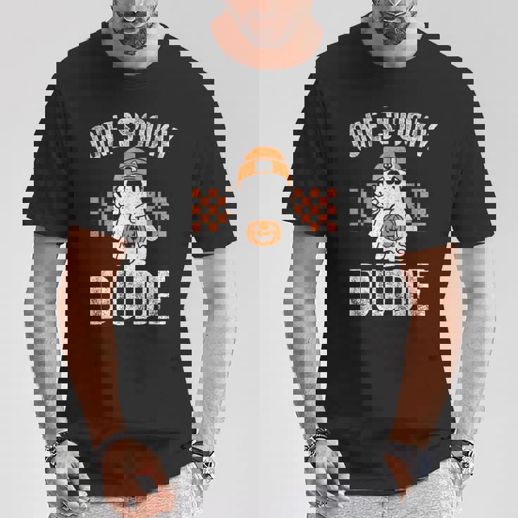 Onepooky Dude Ghost Dude ハロウィン Tシャツ 面白い贈り物