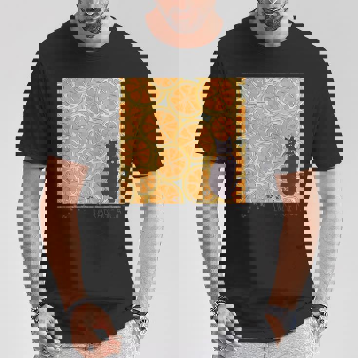 Orange Cat Tシャツ 面白い贈り物