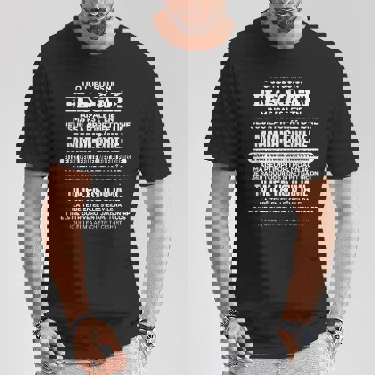 Oui Jeuis Un Fils Gâté Mais Pas Le Tien T-Shirt Cadeaux drôles