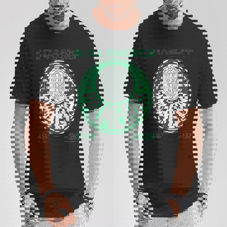 Palmeiras Bi America ブラジル サッカーtシャツ Tシャツ 面白い贈り物