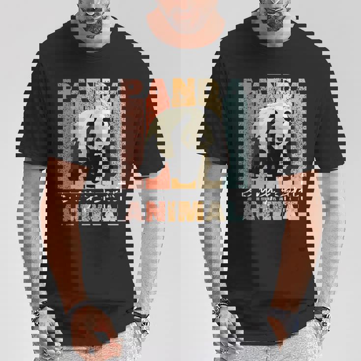 Panda Is Mypirit Animal かわいいパンダヴィンテージパンダ Tシャツ 面白い贈り物