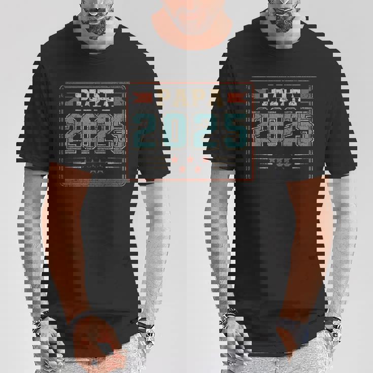 Papa 2025 初めての父の日 新しい父親 父性 Tシャツ 面白い贈り物