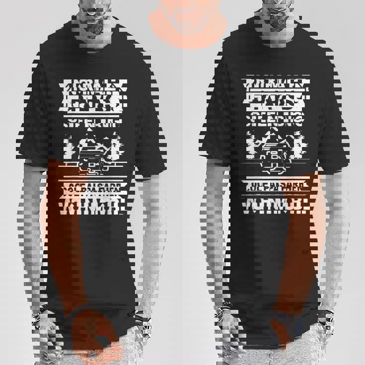 メンズ Papa Caravan 父親 キャンピング クール パパス 運転 モーターホーム Tシャツ 面白い贈り物